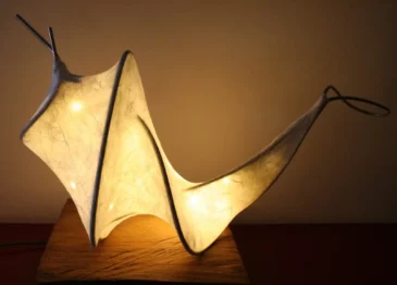 ossada - cocoon 13 (Polyester-Holzfaser auf Edelstahl)